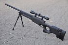 AGPGreat WELL Black Color Tactical L96 AWP Airsoft Sniper Rifle W/ Scope +Bi-pod