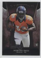 2013 Bowman Sterling Black Refractor /75 Montee Ball #52 Rookie RC