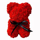 Wedding Rose Teddy Bear With Box For Women Valentines Girlfriend Birthday Gifts