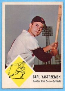 1963 Fleer #8 Carl Yastrzemski VG-VGEX+ WRINKLE Boston Red Sox HOF A2933