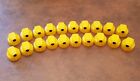 (20) Spray Paint Can CAPS Universal German Outline Paint Caps -Yellow MALE Tips