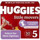 New ListingHuggies Little Movers Baby Diapers, Size 5, 50 Ct (Select for More Options)