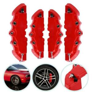 4x Red Front & Rear Car Disc Brake Caliper Cover Parts Brake Car Accessories New (For: 2006 Mazda 6)
