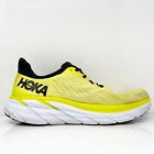 Hoka One One Mens Clifton 8 1119393 EPCH Yellow Running Shoes Sneakers Sz 11 D