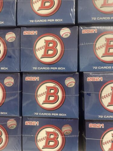 (5) Lot 2021 Bowman MLB Baseball Factory Sealed Blaster Box