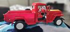 Welly 1947 Jeep Willys Pickup - Red NEW #24116 1/24 Free Shipping