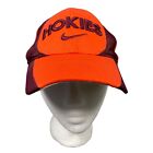 Vintage Virginia Tech Hokies Hat Cap OSFA Flex College Center Swoosh Nike Team