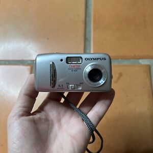 New ListingOlympus Camedia Digital Camera D-435 5.1MP 4X Zoom Silver Compact - Tested