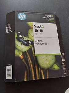 Genuine HP 962XL 2 pack Black Ink Cartridges 3JB35BN Exp 04/2021