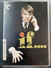 if.... (Criterion Collection) (DVD, 1968) Complete with Booklet! #391