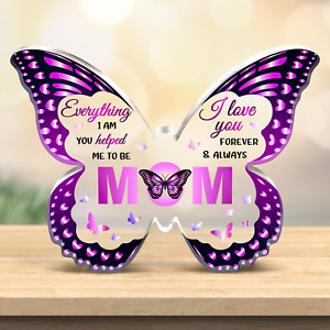 Mom Gifts: Butterfly Acrylic Keepsake