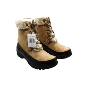 New Womens Jbu Tan Snow Boots (Size 9)