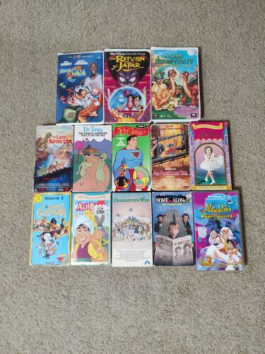 New ListingChildren's VHS Lot All Tapes Playable And Free Of Mold