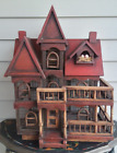 Stunning Antique Victorian Wooden Birdcage / Bird House, Cage, Mansion - 20