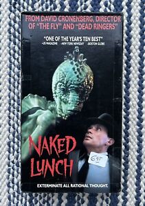 Naked Lunch (VHS Tape 1992) David Cronenberg Cult Classic