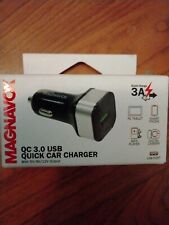 Megavox QC 3.0 USB Quick Car Charger For PC Tablet Smartphone MP3 Player Digital