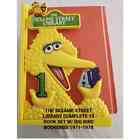 THE SESAME STREET LIBRARY COMPLETE 15 BOOK SET W/ BIG BIRD BOOKENDS 1971-1978