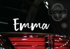Custom Name - Text car Sticker Decal - Pick Your Name- Cursive -Personalized
