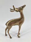 Vintage Brass Deer Figure 6.5 Inches High ~ 6.5” High ~ Mid 20th Century Korea