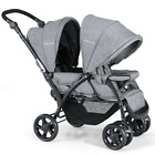 Double Baby Stroller Foldable Twin Lightweight Travel Stroller Infant Pushchair