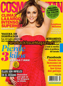 Spanish Cosmopolitan 7/09,Leighton Meester,July 2009,NEW