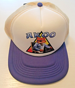 Akoo Authentic Trucker Mens Hat NWT Original Print $45
