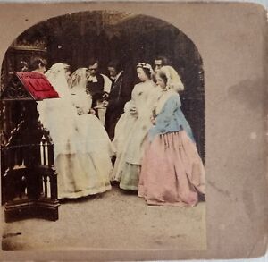 The Marriage LSC Hand Tinted Stereoview