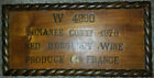 1970/2001/2006 ROMANEE-CONTI end/side panels from  Wood Wine Box Crate-empty