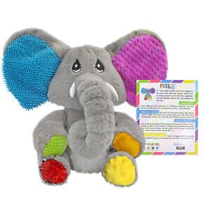 Ellie the Elephant Fidget Toy, Sensory Plush Elephant for Autism/Special Needs