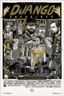 Django Unchained Gold Variant by Tyler Stout Ltd x/290 Screen Print Mondo MINT