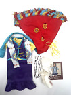 American Girl Doll Kaya Fancy Red Shawl Outfit Moccasins COMPLETE Excellent!