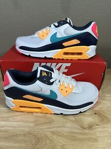 NEW Nike Air Max 90 White Dusty Cactus HF4860-100 Mens Multi Size MultiColor