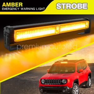 LED Emergency Strobe Rooftop Double Side Light Bar Traffic Advisor Flash Warning
