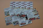 Lot of 10 Ferrari D50 156 F1 250 LM Testarossa 312 T2 290MM Heco Postcard