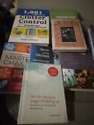 8 Books Lot Wicca Witchcraft  crystals Chakras Victorian Living Meditation Etc