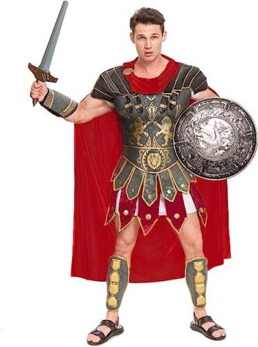 Syncfuns Brave Men's Roman Gladiator Costume Set for Halloween