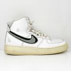 Nike Mens Air Force 1 High 07 LV8 806403 White Basketball Shoes Sneakers Size 9