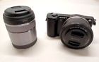 New ListingSony Alpha a5000 Mirrorless Digital Camera ILCE-5000 w SELP1650 & SEL30M35 Lens