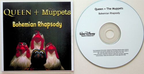 QUEEN & THE MUPPETS- Bohemian Rhapsody RARE 1 Track PROMO CD (2009)