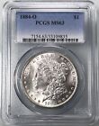 1884-O Morgan Dollar PCGS MS63 $1 Silver US Coin Uncirculated Blast White
