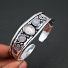 Rose Quartz Gemstone 925 Sterling Silver Gift Jewelry Bracelet 7-8