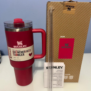 New ListingStanley 40oz Rose Red Tumbler Stainless Steel H2.0 Quencher
