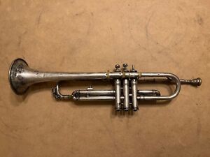 Vintage Frank Holton Revelation Silver Trumpet