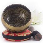 Tibetan Singing Bowl Set ~ Easy to Play with Dual-End Antique Light Brown