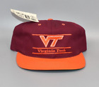 Virginia Tech Hokies Vintage The Game Split Bar Snapback Cap Hat - NWT