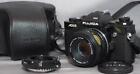 Fuji Fujica AX-3 35mm Film SLR w/ 1.9/50mm Lens + Adaptall Adapter - EXCELLENT