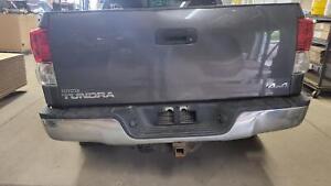 Used Rear Bumper Assembly fits: 2012 Toyota Tundra chrome bumper w/o park assist