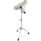 New High Quality Professional Chrome Plated Dumb Snare Drum Stand Tripod Silver