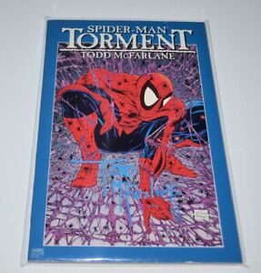 SPIDER-MAN  TORMENT TRADE PAPERBACK BOOK Signed by TODD McFARLANE Autographed