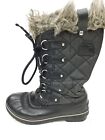 Sorel Tofino II Lace Up Black Winter Snow Boots Women’s Size 9 LL1846-011